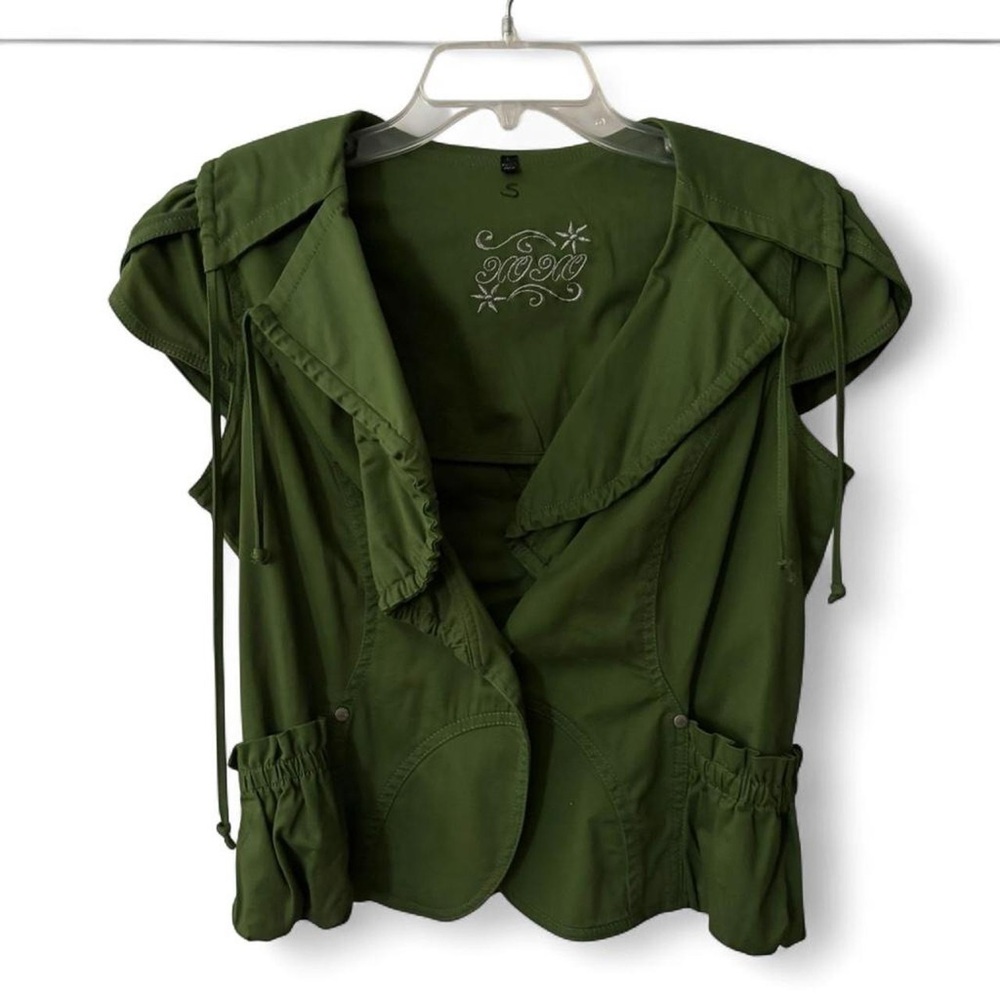 XOXO Olive Green Utility Vest